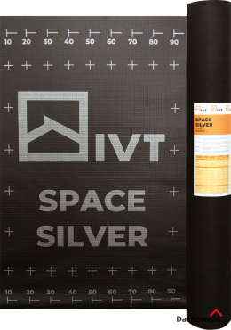 Membrana Dachowa IVT SPACE SILVER 210g/m² podwójny pasek klejący