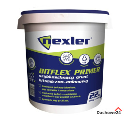 NEXLER BITFLEX Primer szybkoschnący grunt bitumiczno-anionowy (koncentrat) 22kg.